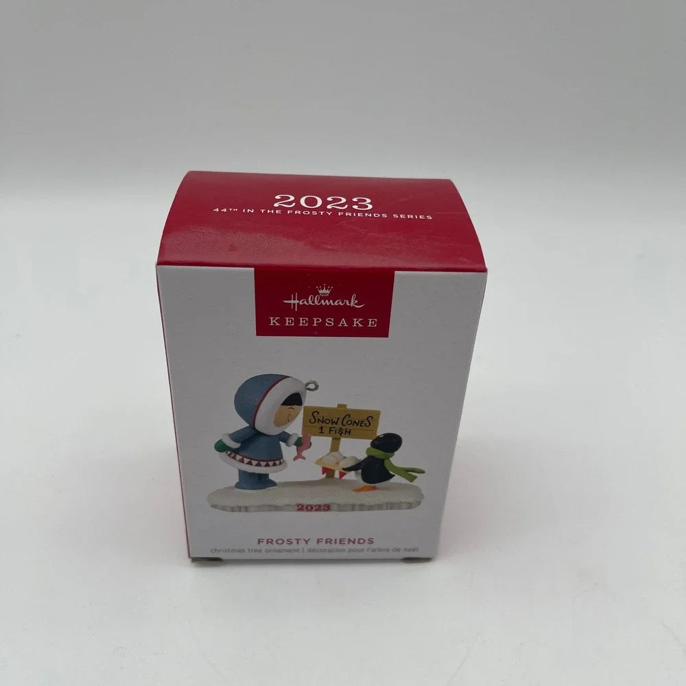 Hallmark Keepsake 2023 Frosty Friends 44th in Series Ornament Tom Best QXR3029